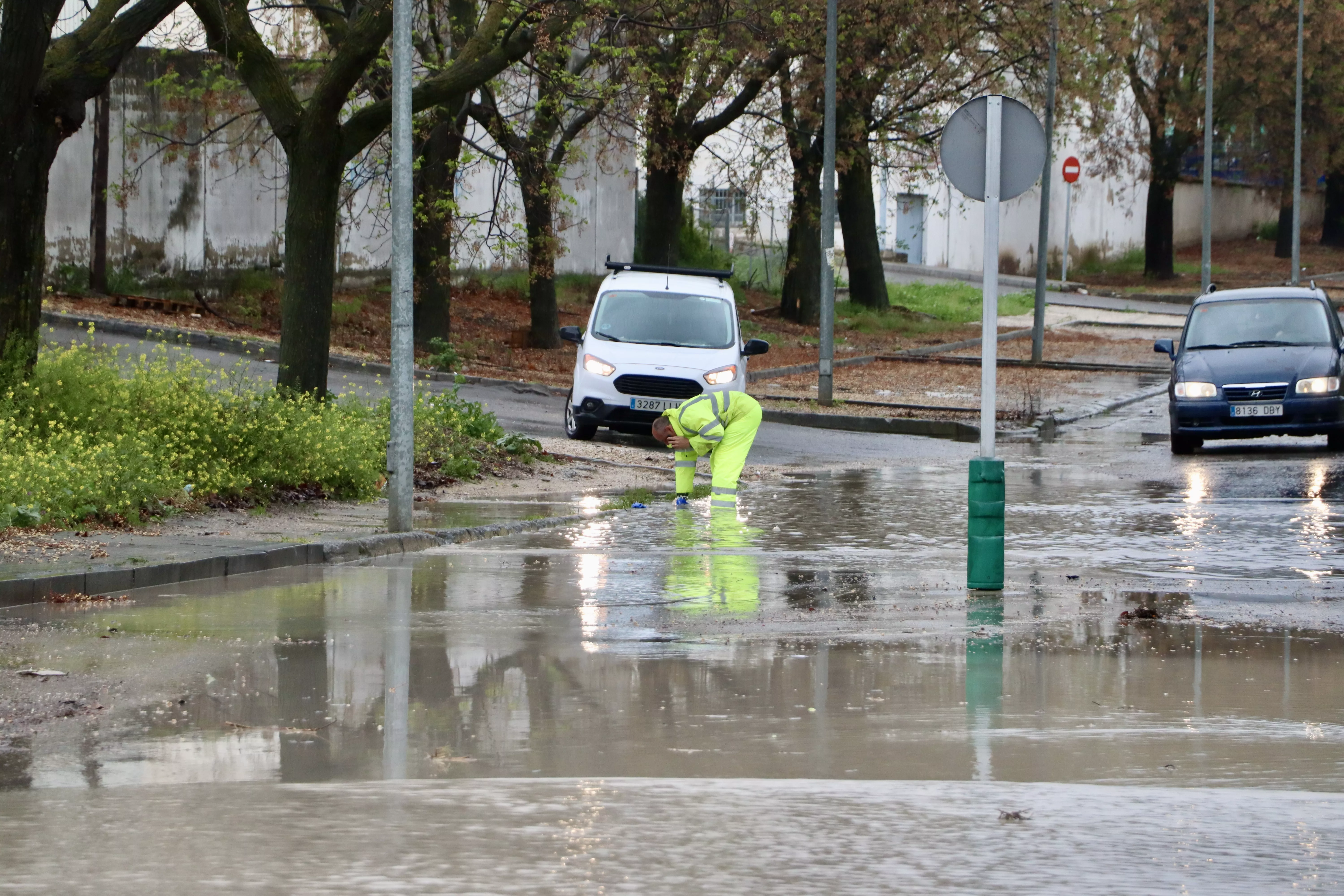 La tormenta deja problemas en distintos puntos de Lucena