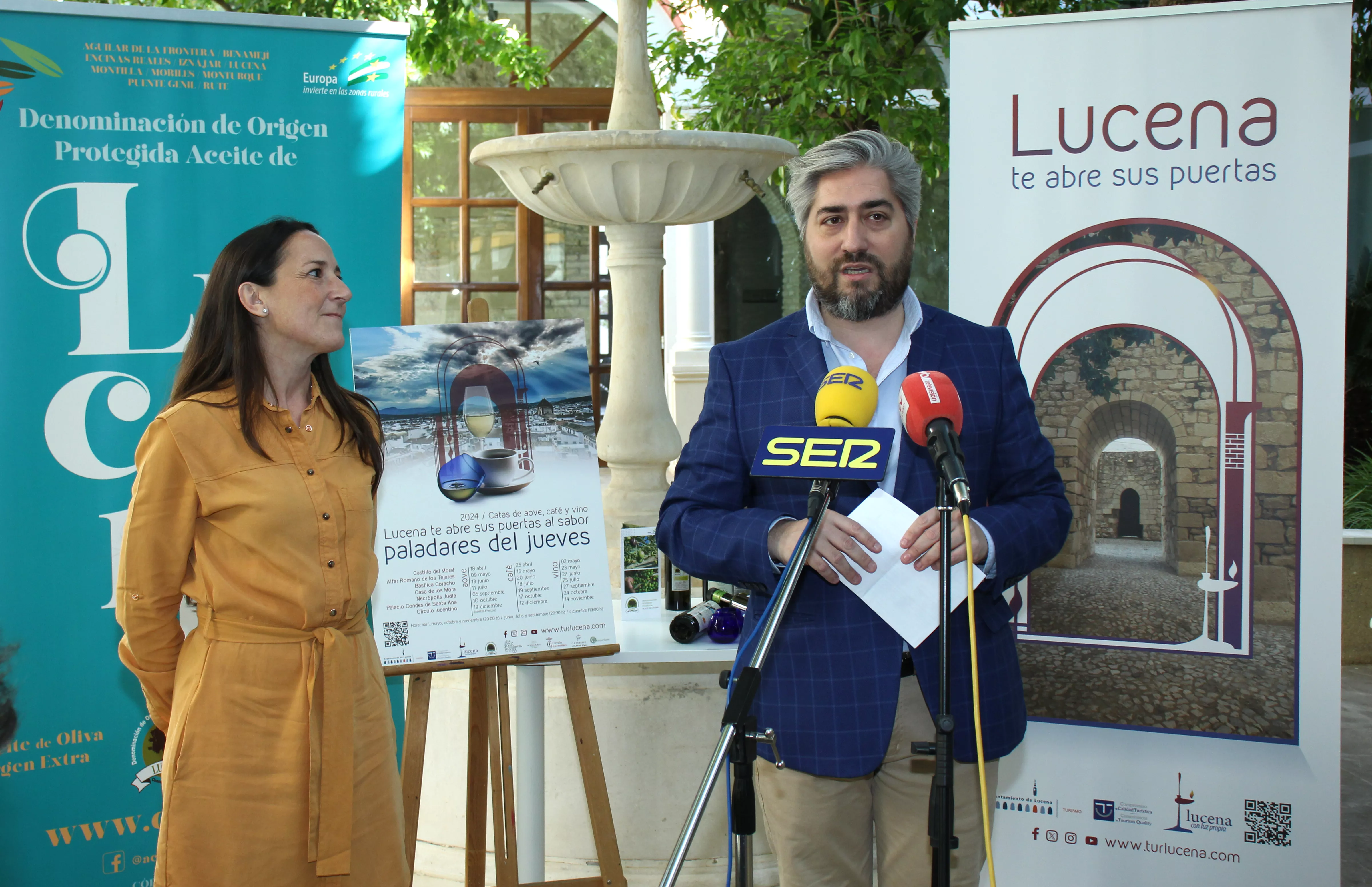 Francisco Barbancho y Patricia Caraballo han presentado este ciclo de catas