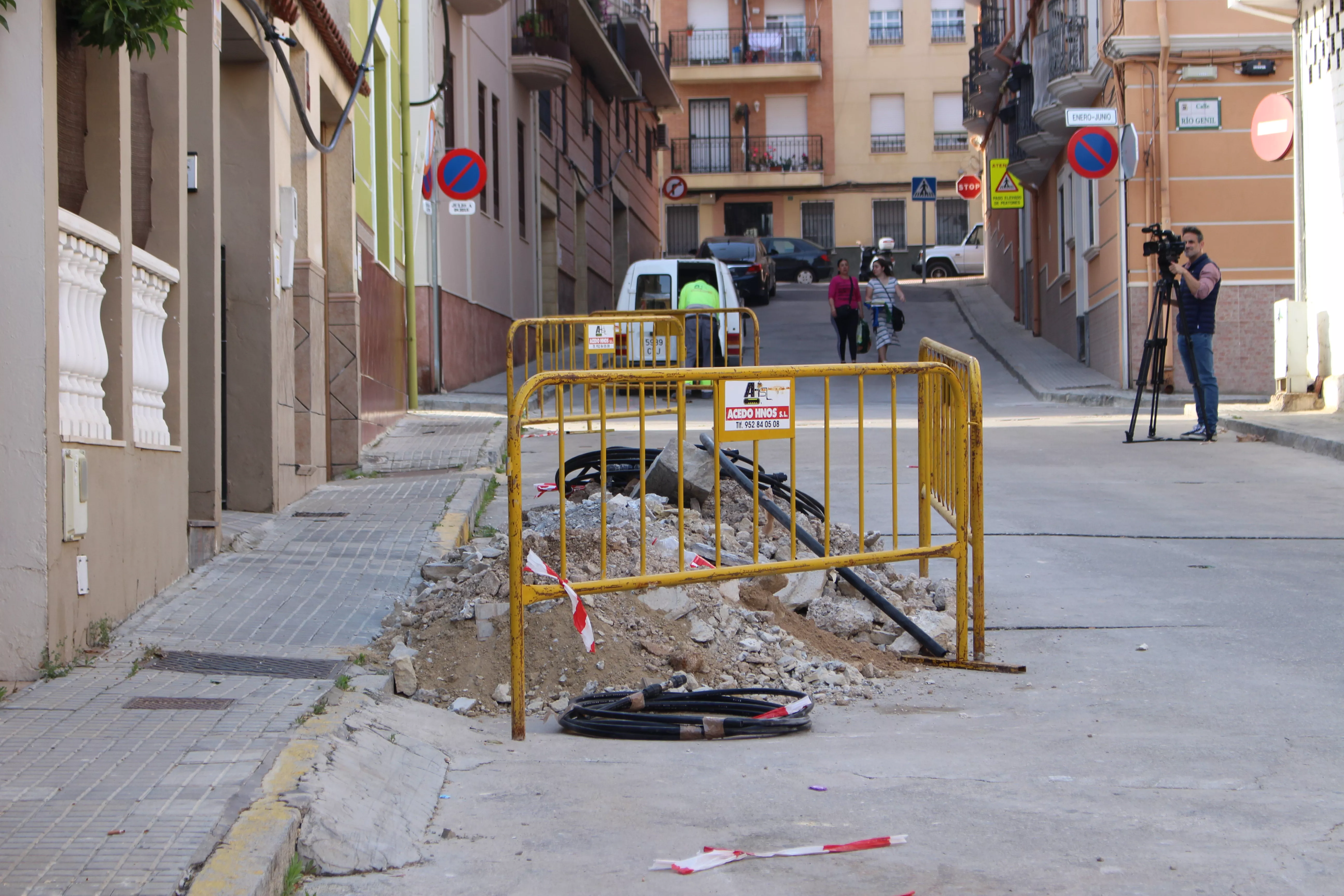 Esta semana se han iniciado las obras en la calle Río Guadalquivir