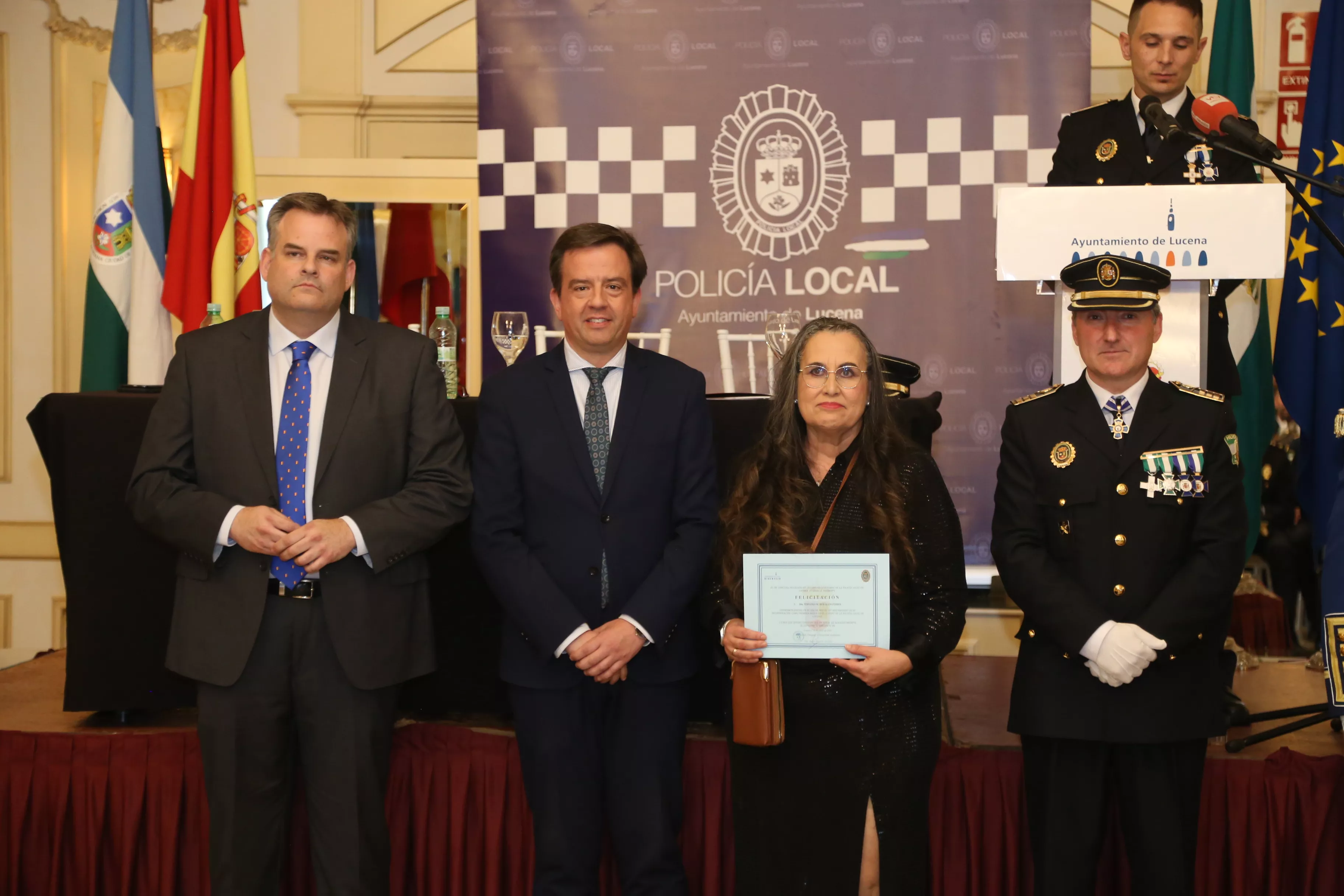 Acto Institucional Fiesta de la Policía Local de Lucena