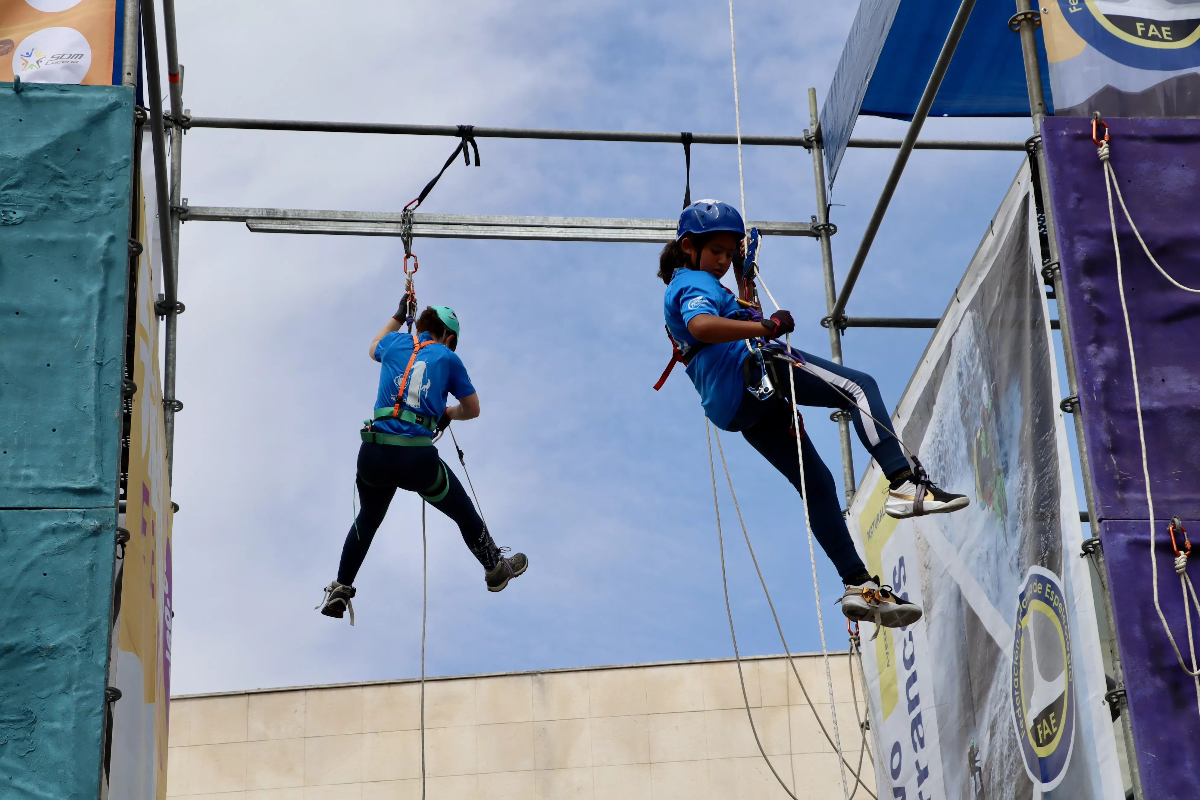 Campeonato Andaluz de Técnicas de Progresión Vertical (TPV) en Espeleología en Lucena