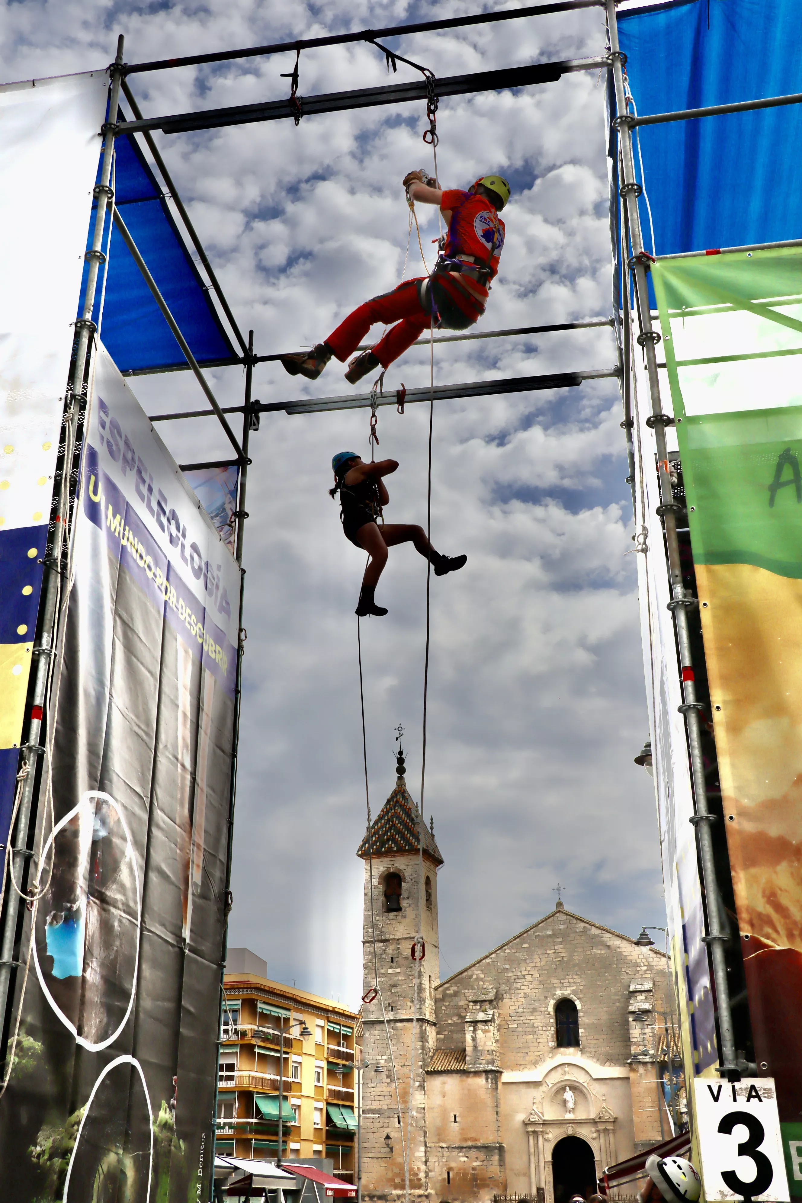 Campeonato Andaluz de Técnicas de Progresión Vertical (TPV) en Espeleología en Lucena