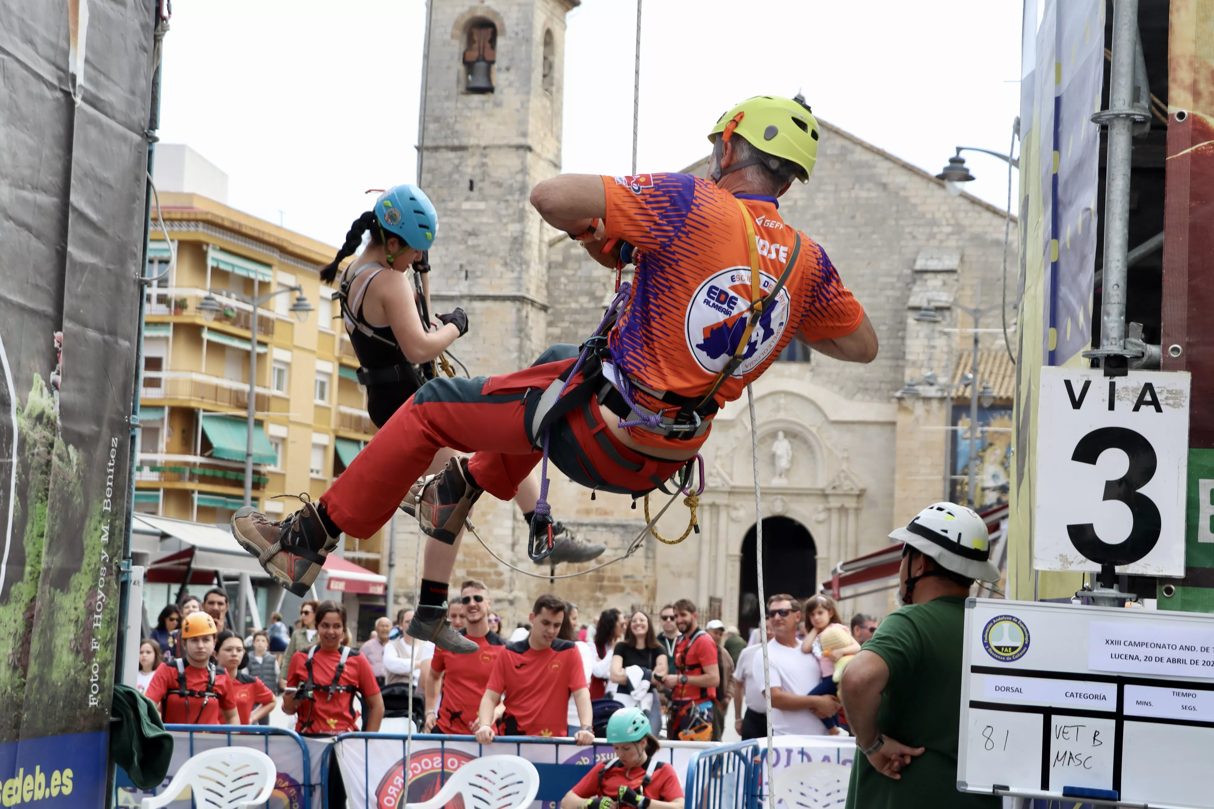 Campeonato Andaluz de Técnicas de Progresión Vertical (TPV) en Espeleología en Lucena