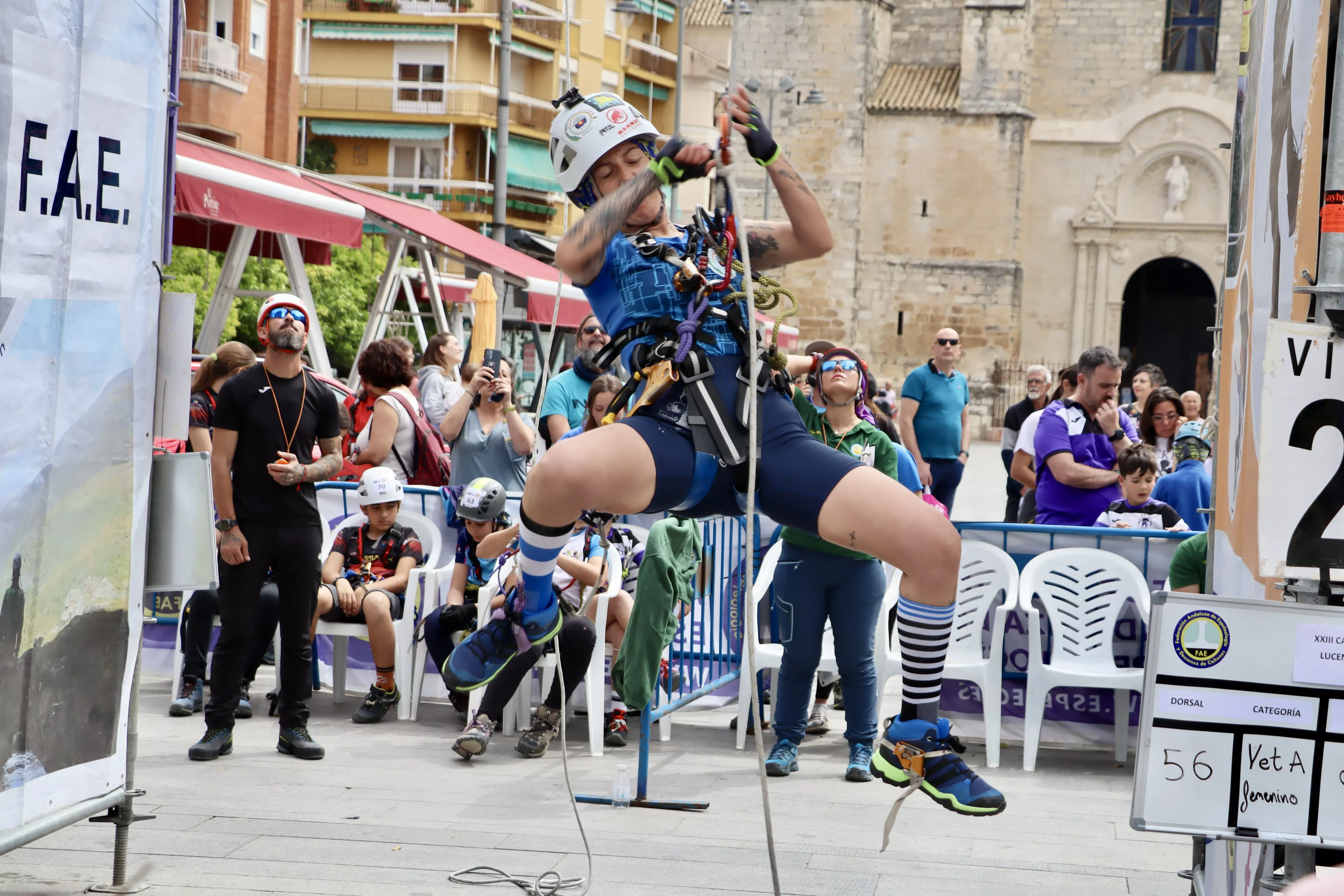 Campeonato Andaluz de Técnicas de Progresión Vertical (TPV) en Espeleología en Lucena