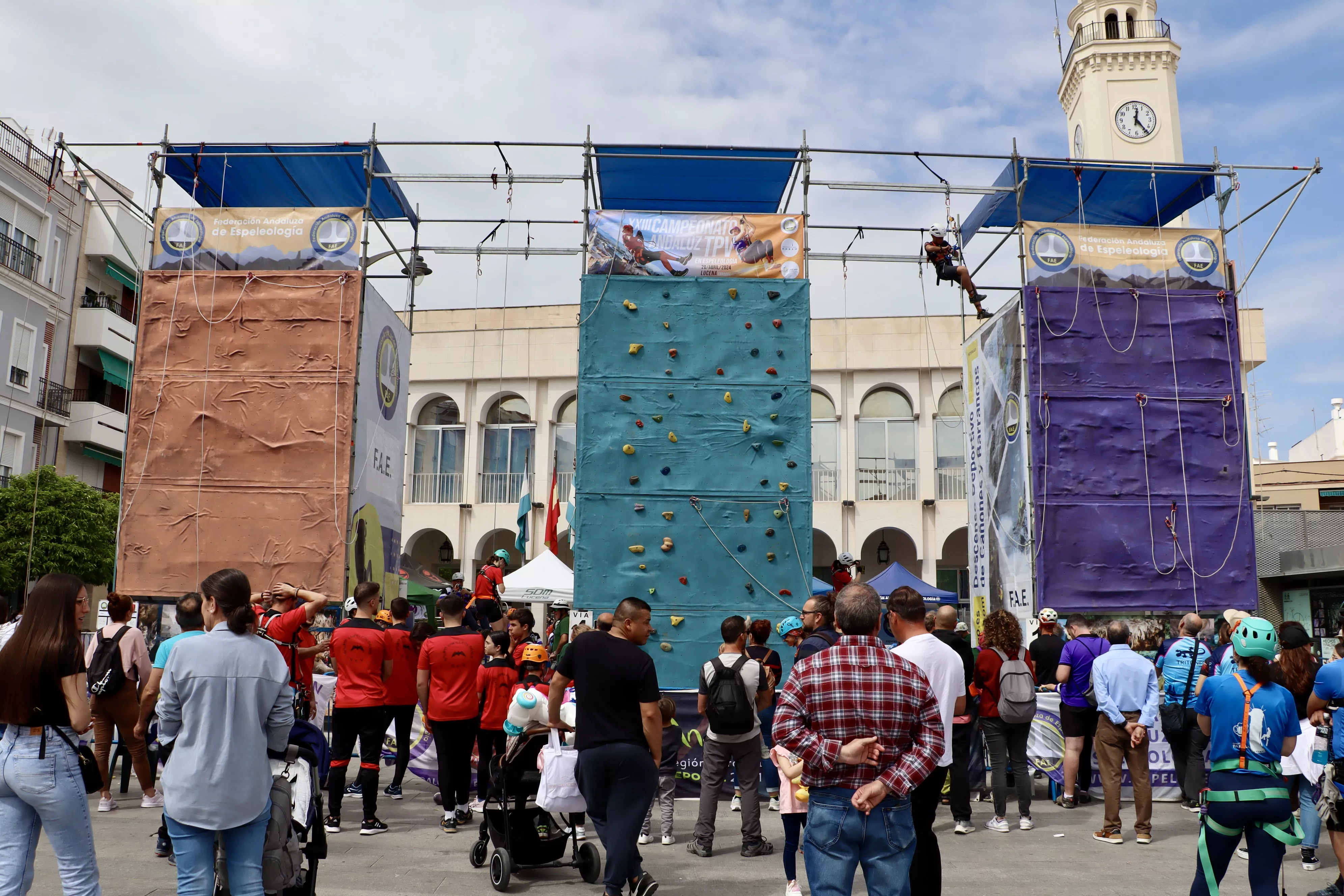 Campeonato Andaluz de Técnicas de Progresión Vertical (TPV) en Espeleología en Lucena