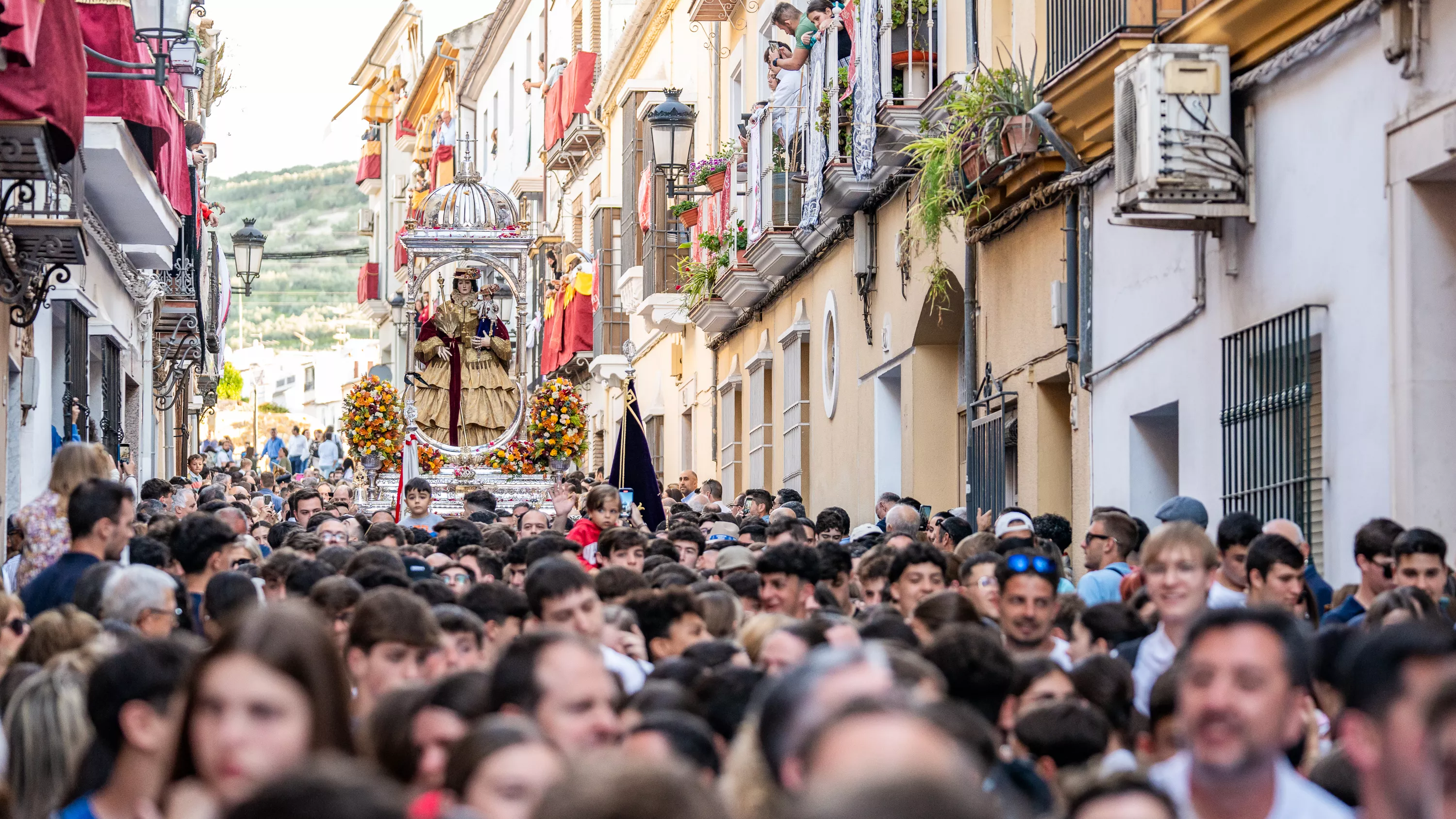 Romeria de Bajada 2024   Desde la Puerta la Mina a San Pedro Martir (16)