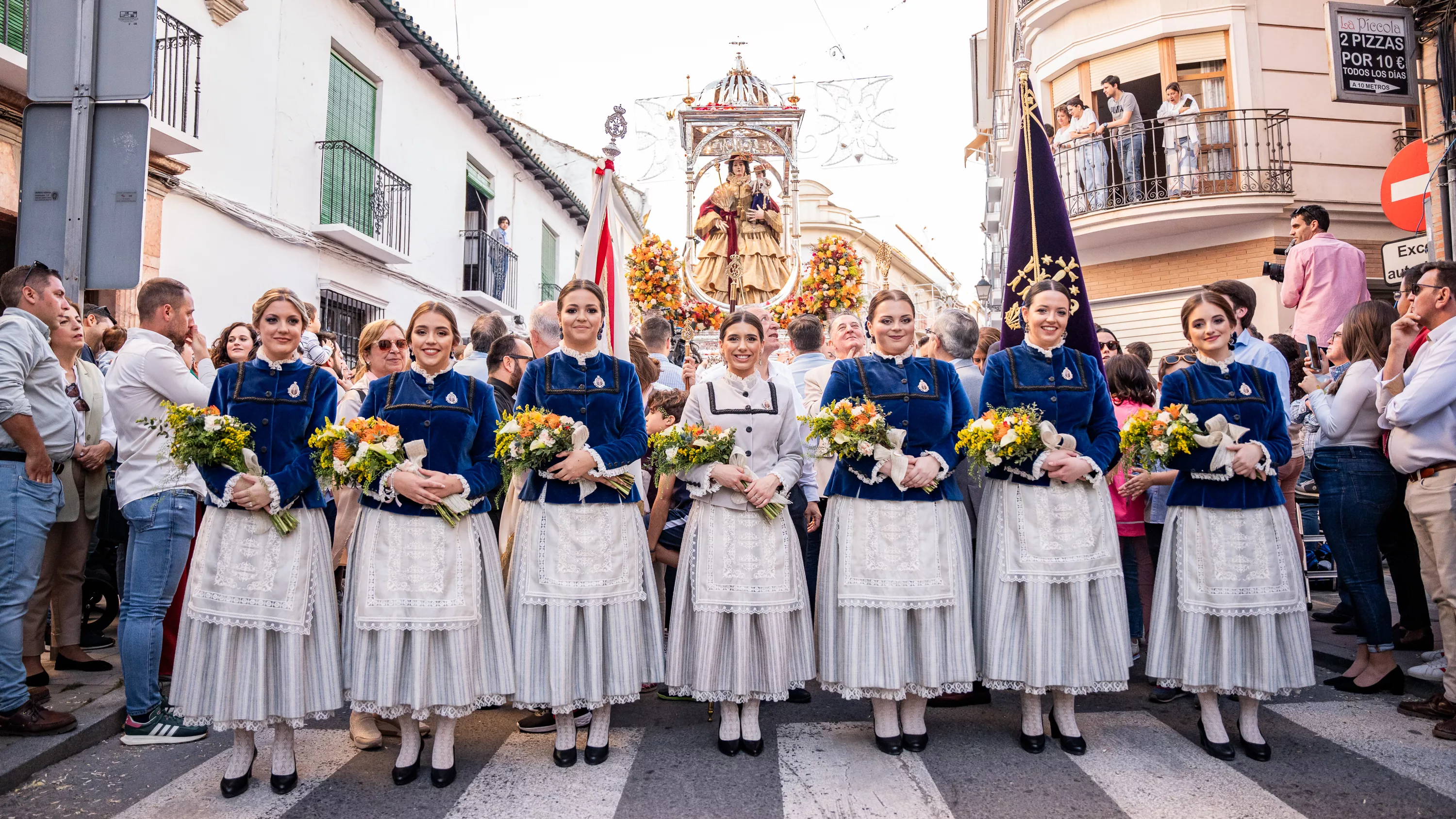 La Corte Aracelitana en la Romería de Bajada La Corte Aracelitana en la Romería de Bajada