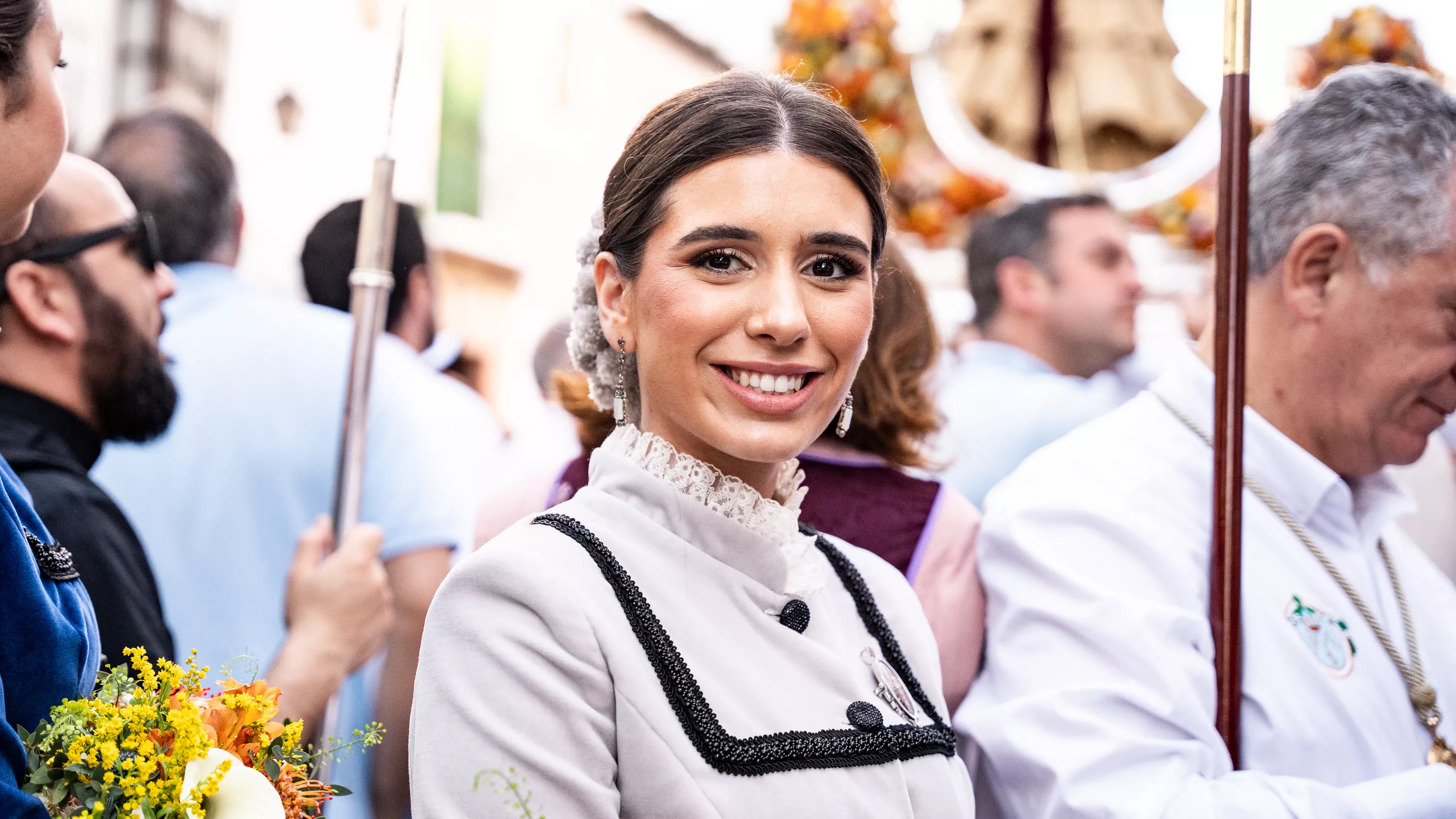 María Eugenia Jiménez Ramírez en la Romería de Bajada