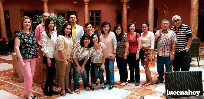  Promotores turísticos de Indonesia visitan Lucena en un viaje de familiarización organizado por Turespaña 