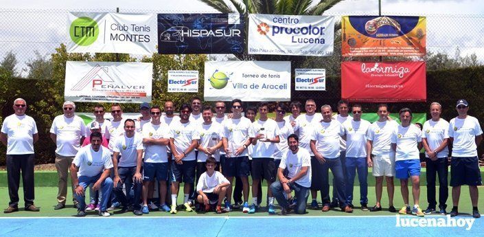  El tercer torneo de tenis "Villa de Araceli" finaliza con la victoria de Carlos Muñoz 