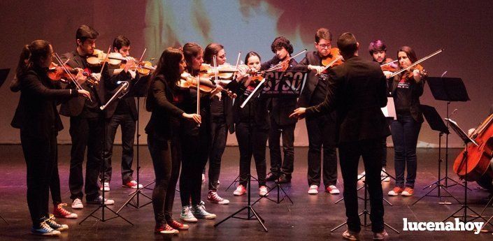  Una de las formaciones orquestales del conservatorio, SYSO. Archivo LucenaHoy 