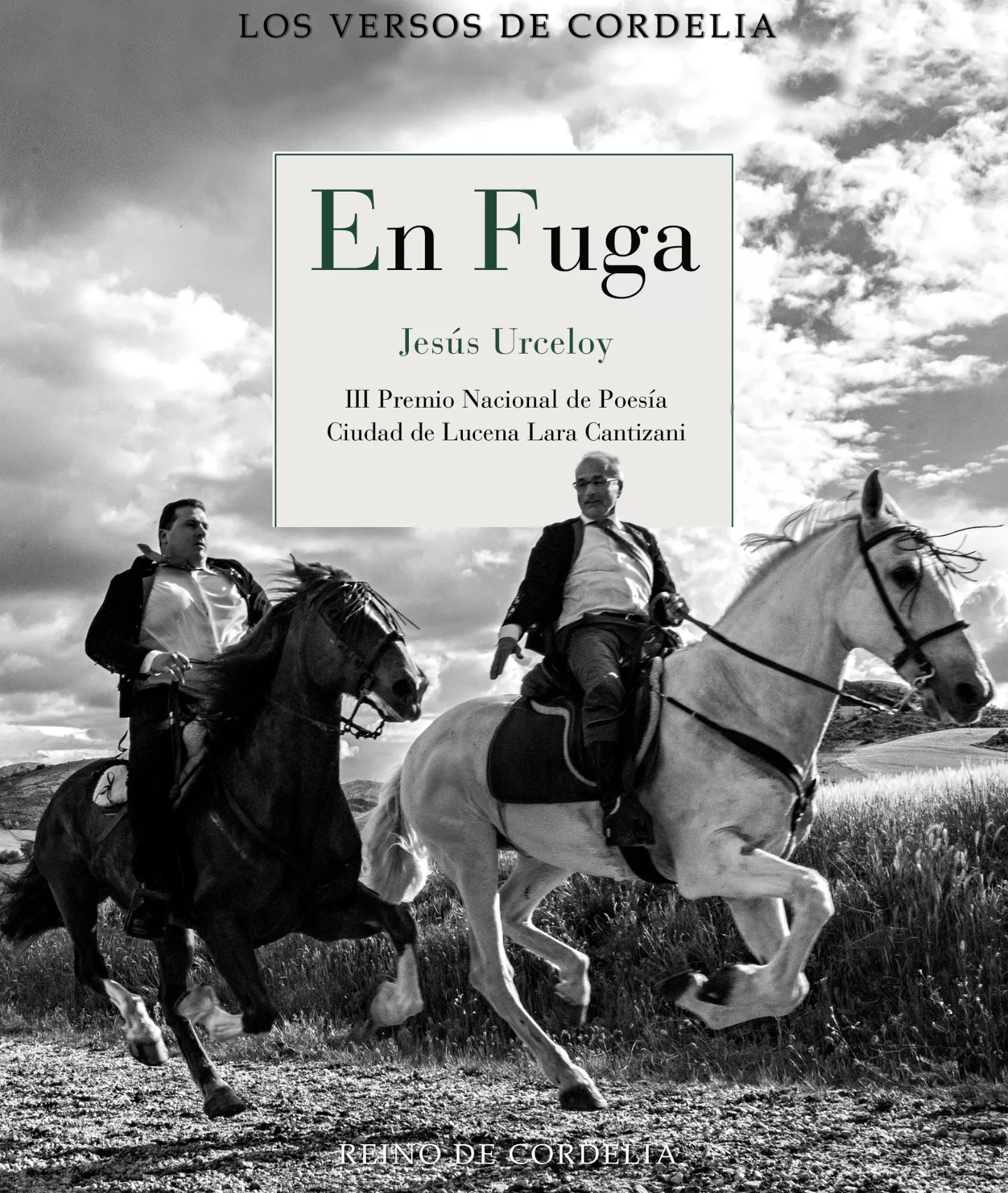 Portada del libro "En fuga" de Jesús Urceloy Portada del libro "En fuga" de Jesús Urceloy