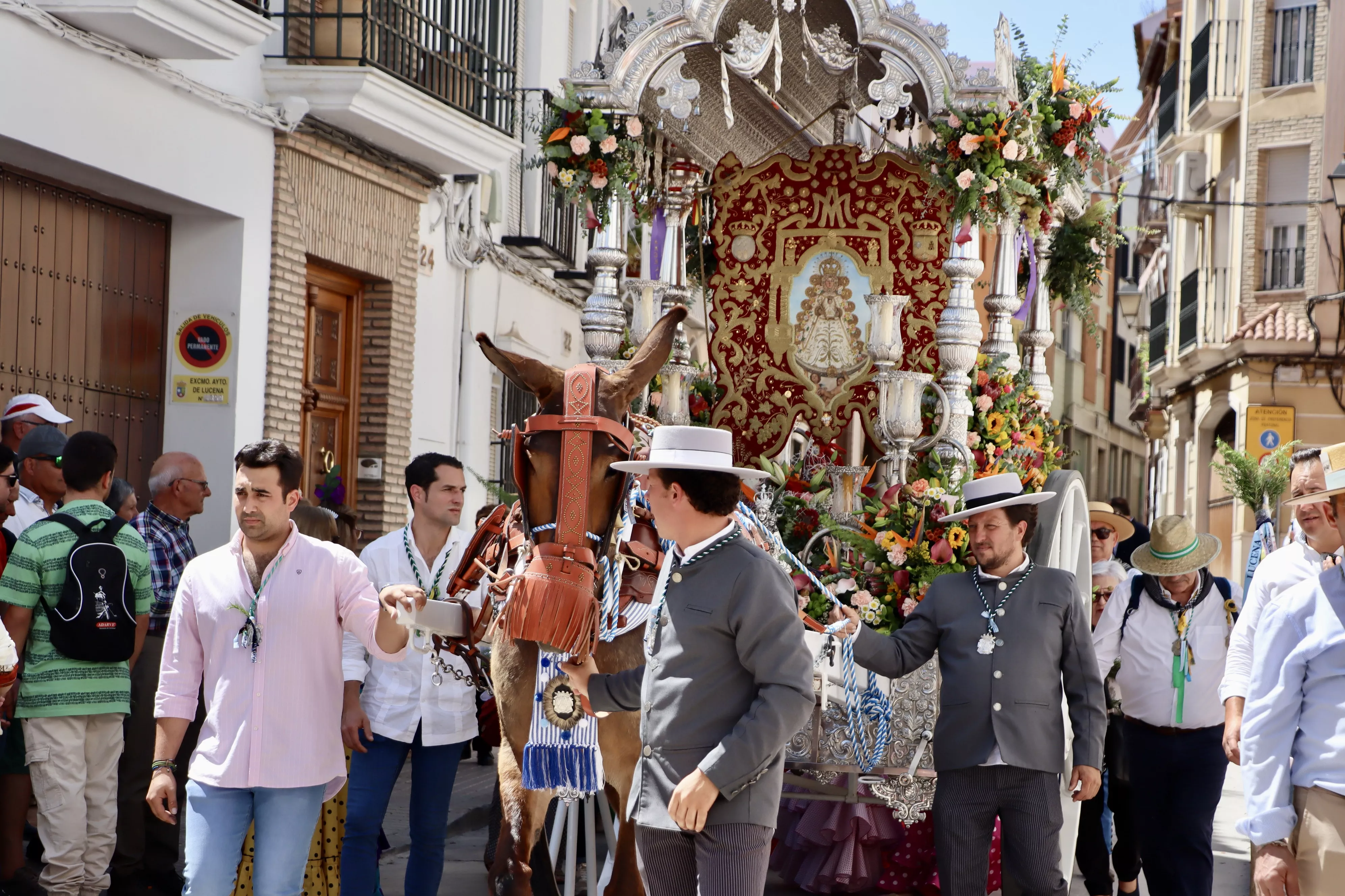 Salida de la Hermandad del Rocío de Lucena 2024