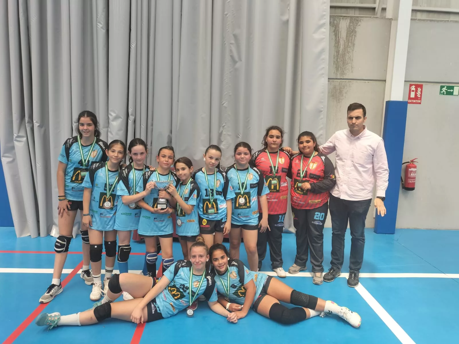 Equipo alevín del Club Balonmano Lucena, subcampeón de la Copa Delegación de Córdoba Equipo alevín del Club Balonmano Lucena, subcampeón de la Copa Delegación de Córdoba