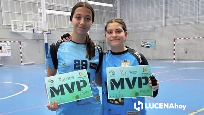 Ana Sofía Orozco y María Ramírez fueron premiadas como 'MVP' del partido Ana Sofía Orozco y María Ramírez fueron premiadas como 'MVP' del partido