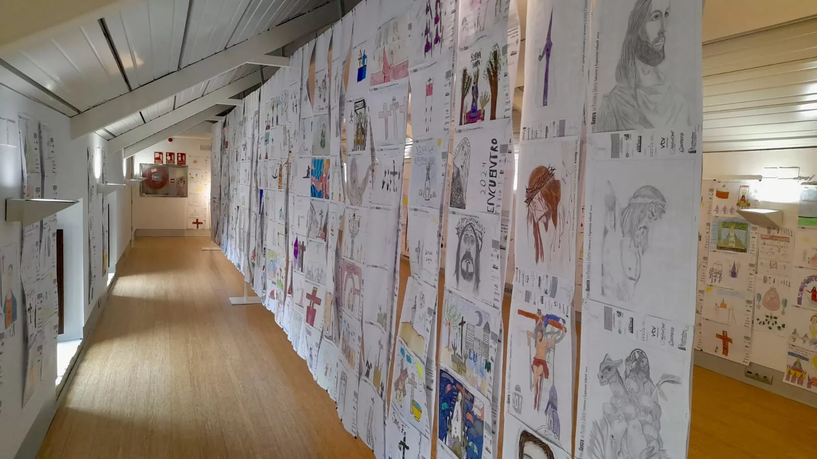 Exposición de los trabajos en la Casa de los Mora