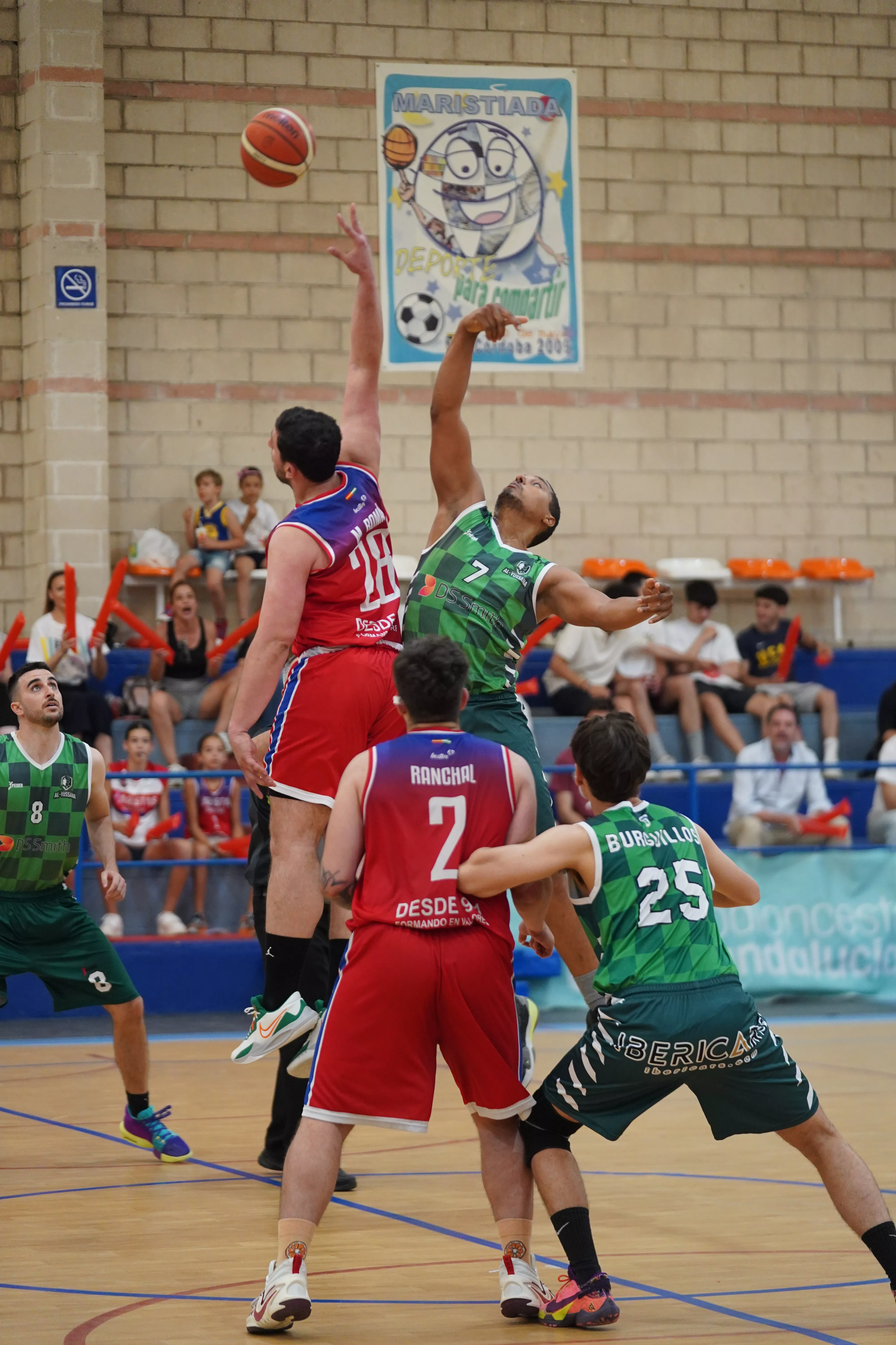 Maristas-C.B. Al-Yussana. Foto: Antonio Dávila