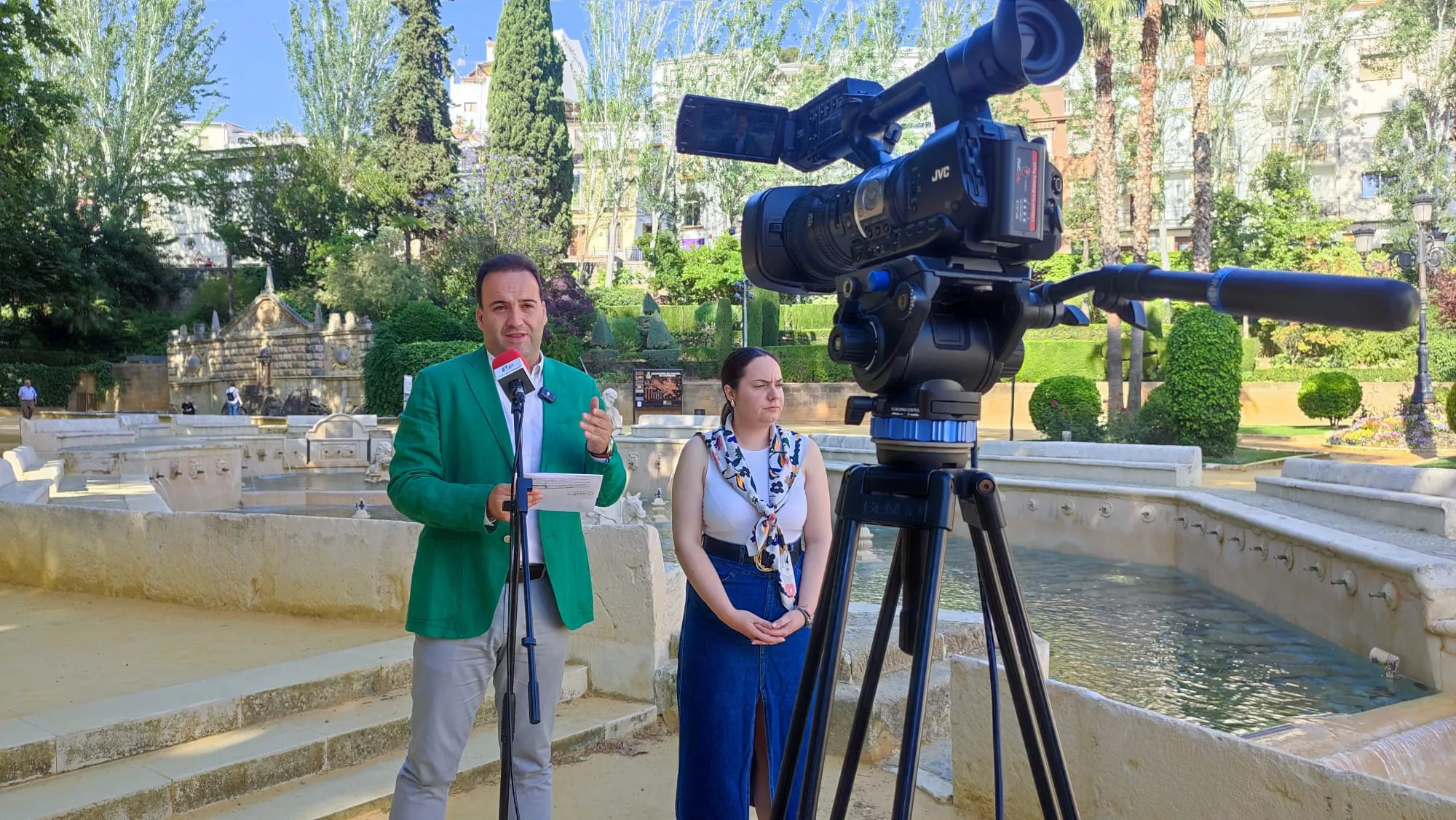 El presidente de la Mancomunidad, Juan Ramón Valdivia, durante la rueda de prensa