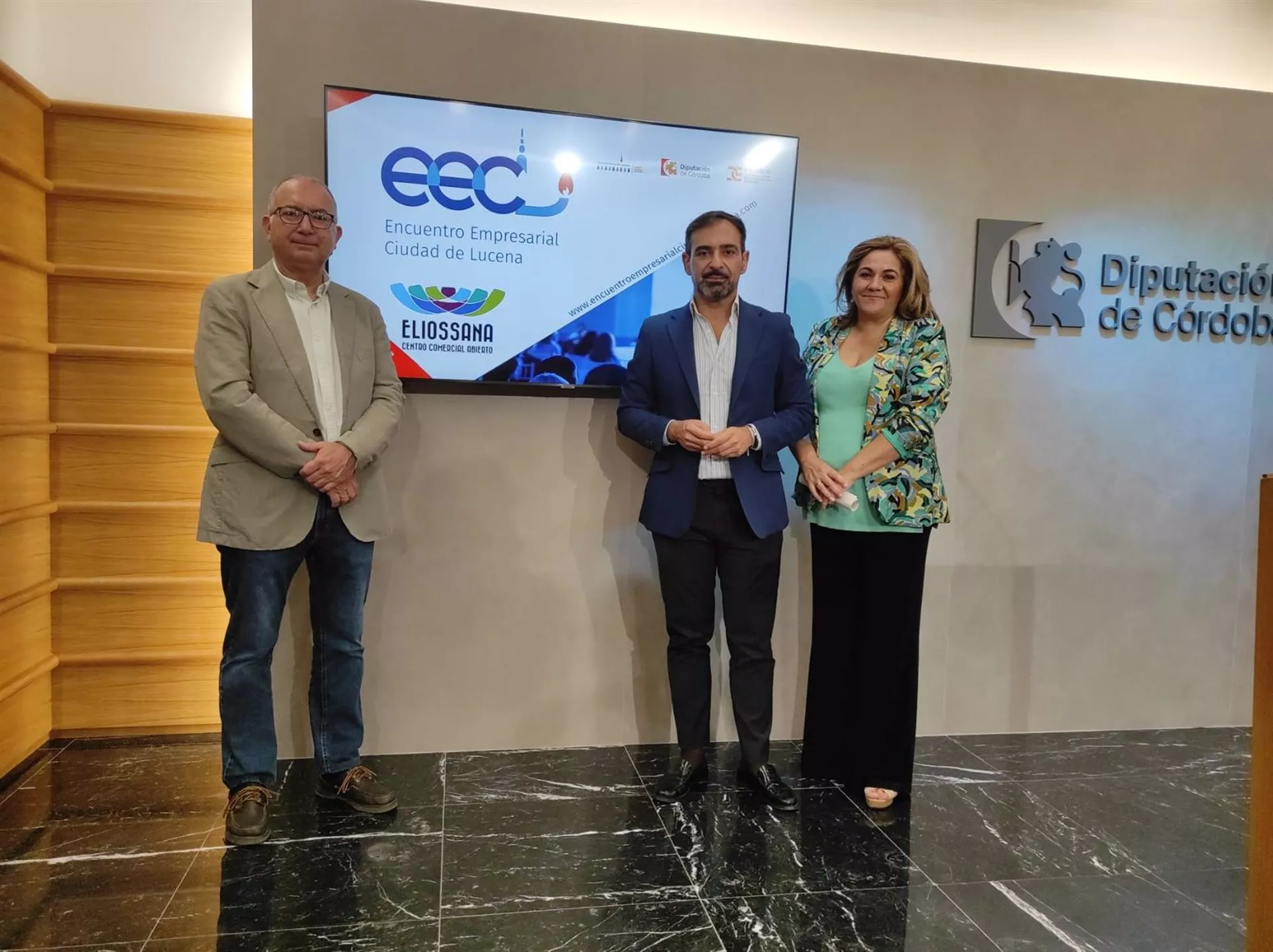 Presentación del encuentro empresarial esta mañana en la Diputación de Córdoba