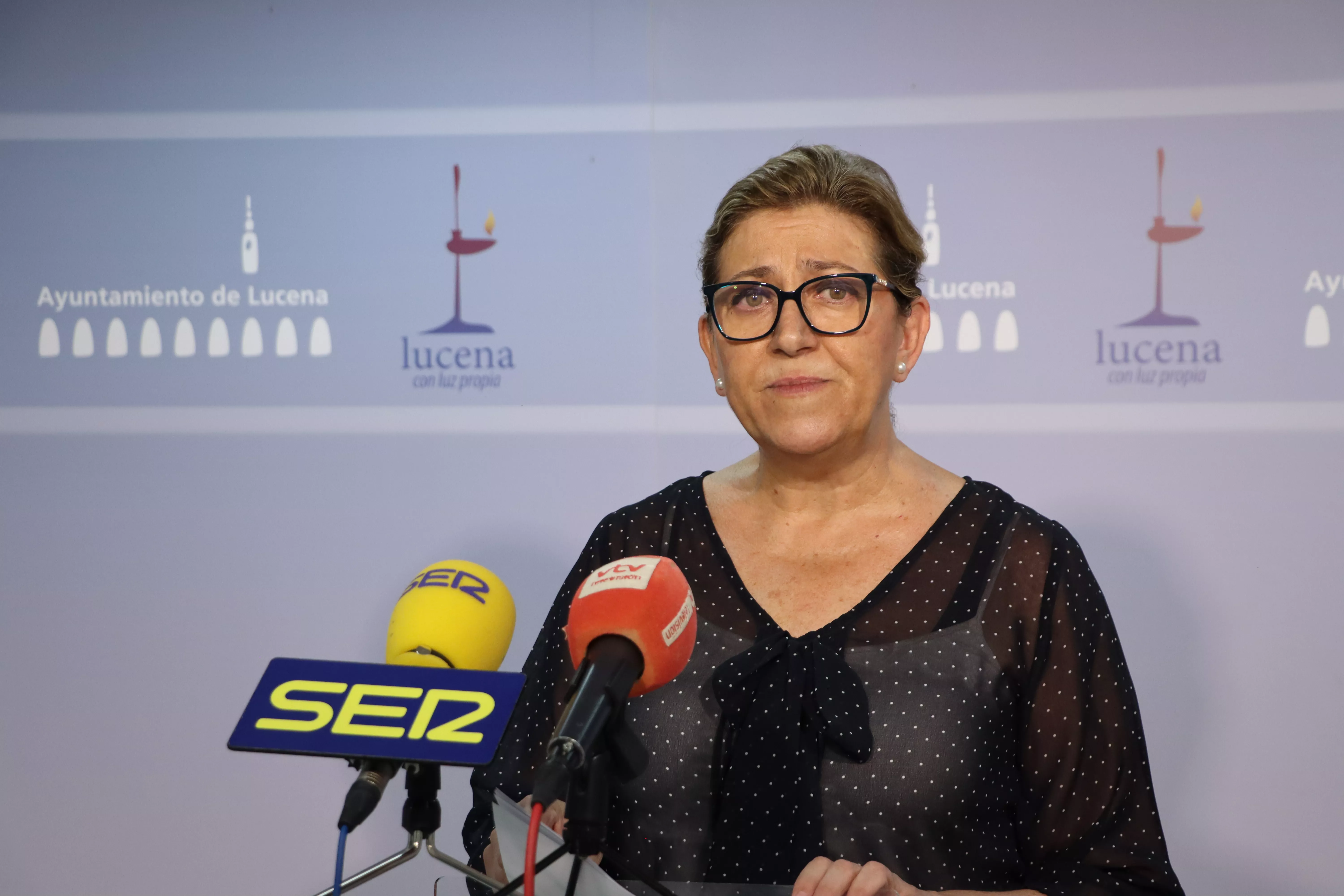 Charo Valverde, concejala de Patrimonio, durante la presentación de las ayudas