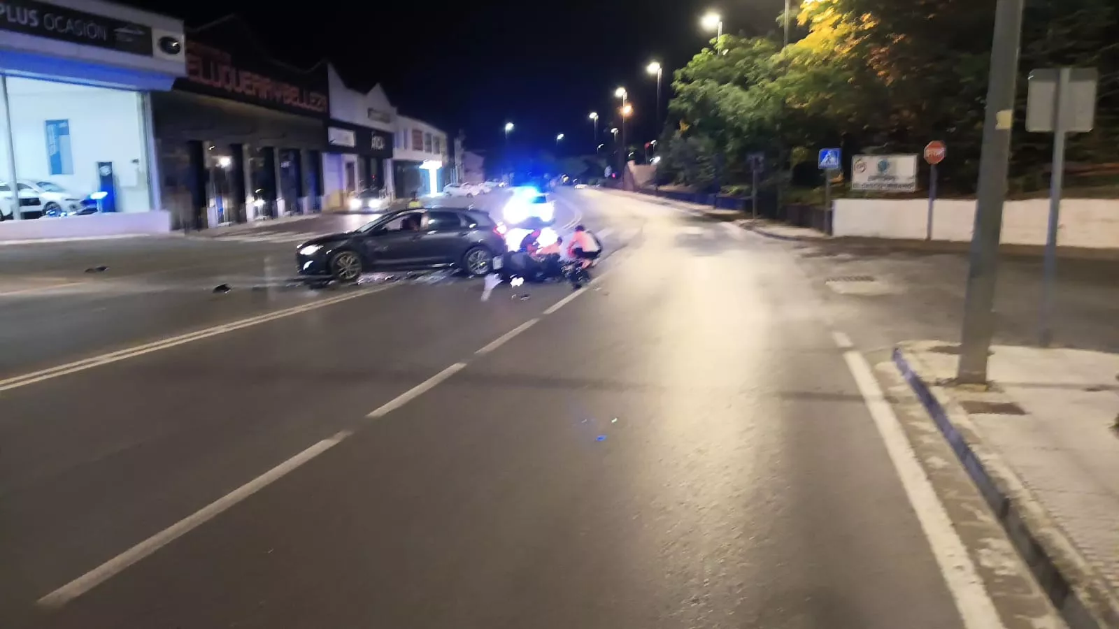 Una imagen del lugar del accidente