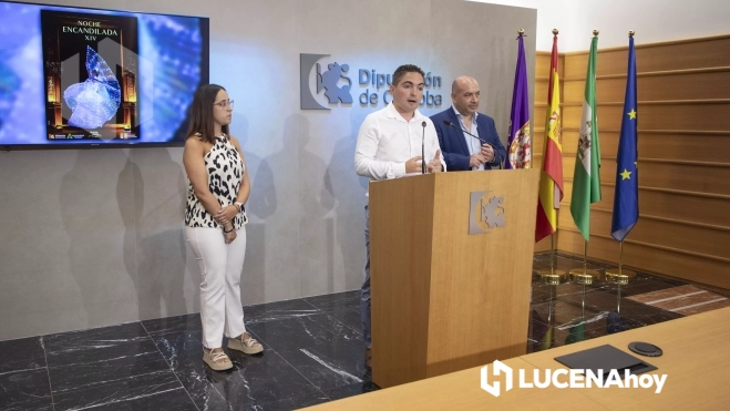El acalde de la localidad, Gabriel Prieto, durante la presentación de la XIV Noche Encandilada de Encinas Reales 07 El acalde de la localidad, Gabriel Prieto, durante la presentación de la XIV Noche Encandilada de Encinas Reales 07