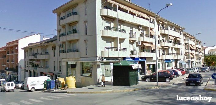  Esquina de las calles García Lorca y Miguel Cruz Cuenca, donde se ha producido el incidente 