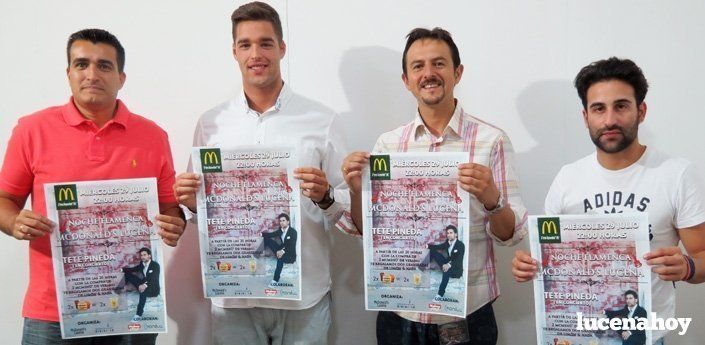  Tete Pineda es el protagonista de la primera noche flamenca de McDonald's Lucena 