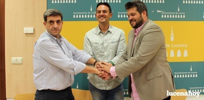  Un convenio firmado por el PDM, el Lucena CF y la Fundación tutelará el fútbol base 