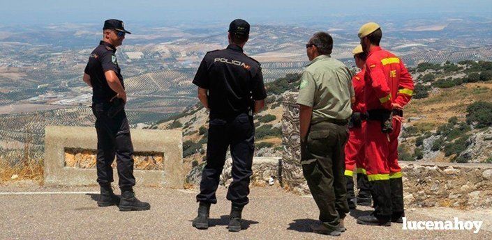  La Policía Autonómica, Agentes de Medio Ambiente y la UME colaboran para la prevención de incendios en la Subbética 