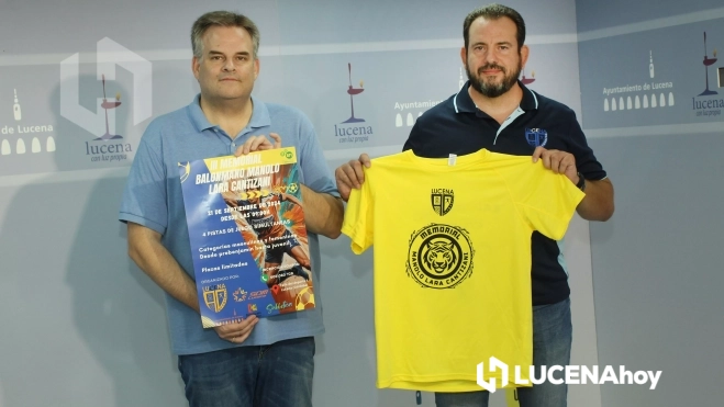 Ángel Novillo y Fran Valverde han presentado hoy el torneo de balonmano Ángel Novillo y Fran Valverde han presentado hoy el torneo de balonmano