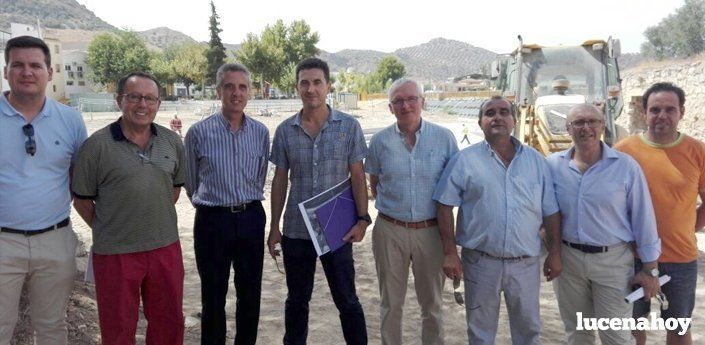  Las obras de la playa fluvial de Jauja acabarán la próxima semana, aunque se abrirá el próximo verano 