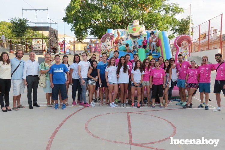  Uno de los momentos de la clausura de la Ludoteca de verano. 