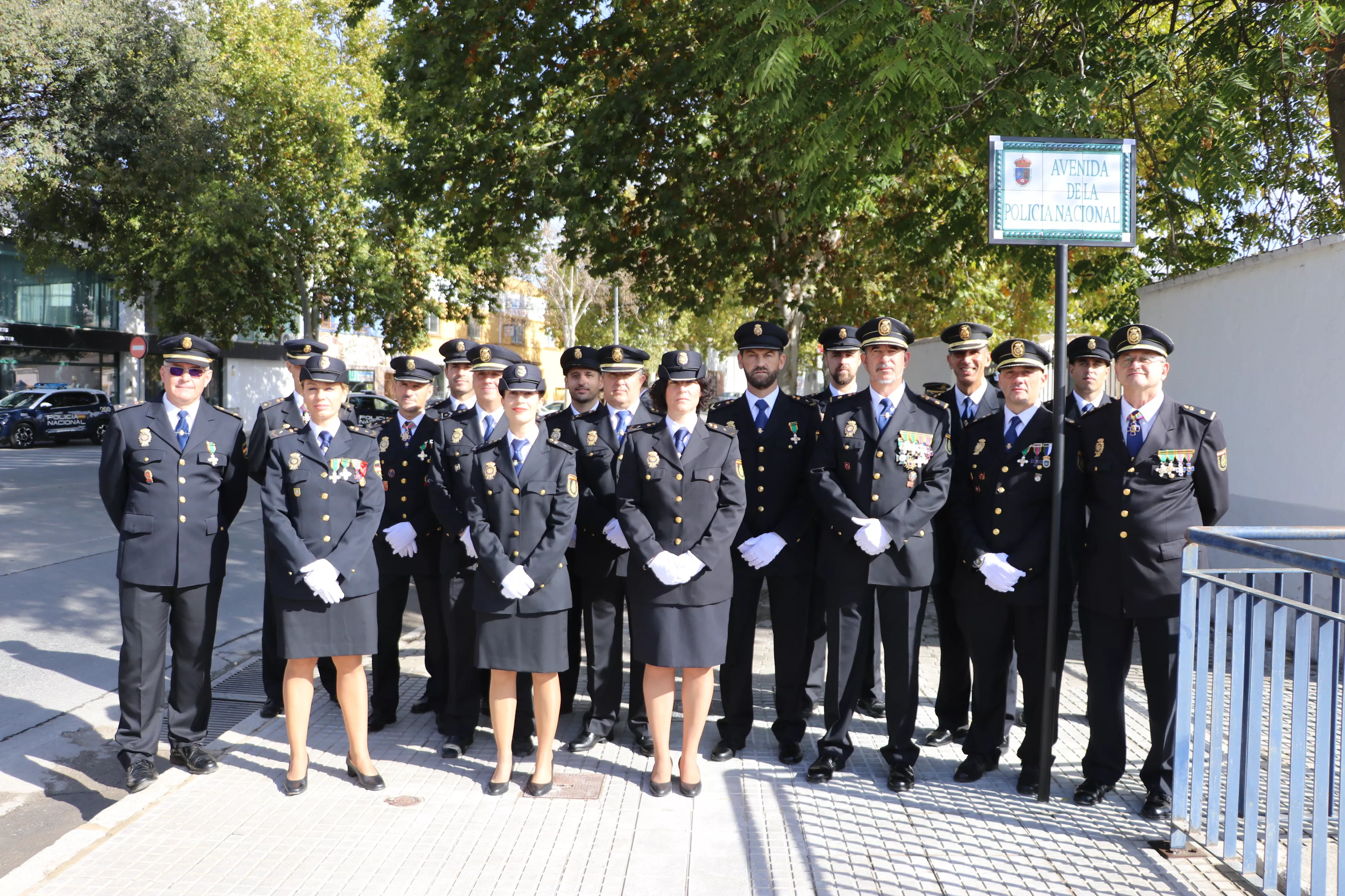 Acto de nominación de la Avenida de la Policía Nacional Acto de nominación de la Avenida de la Policía Nacional