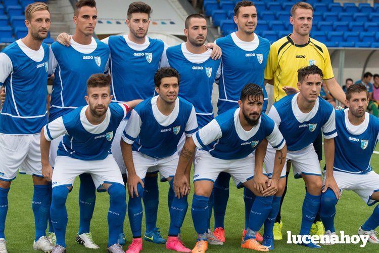  Once titular del Lucena que se enfrentó al Écija. 