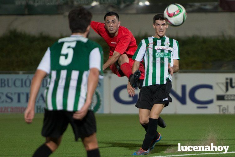  Baty Luna, durante el partido de pretemporada Lucena-Antequera. 