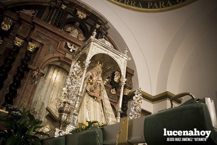 Los egabrenses se vuelcan con la Virgen de la Sierra en la 'Bajá'. Fotos de Jesús Ruiz 'Gitanito'