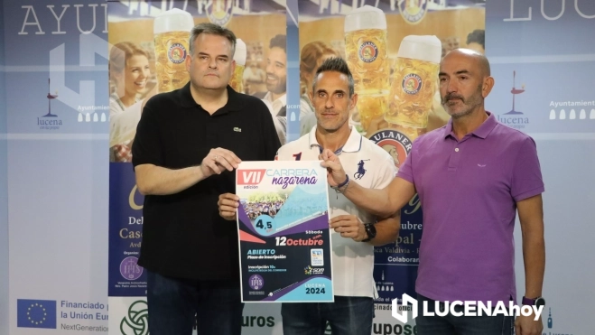 Presentación de la VII Carrera Nazarena de Lucena Presentación de la VII Carrera Nazarena de Lucena