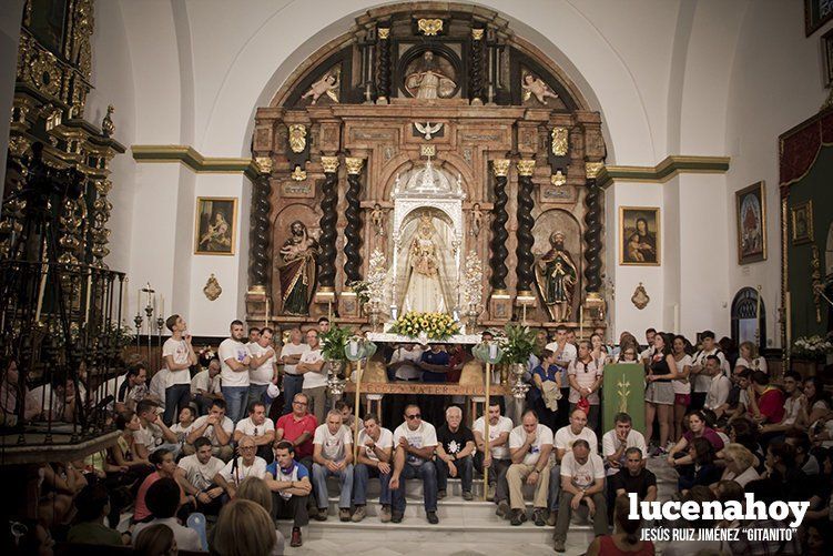 Los egabrenses se vuelcan con la Virgen de la Sierra en la 'Bajá'. Fotos de Jesús Ruiz 'Gitanito'