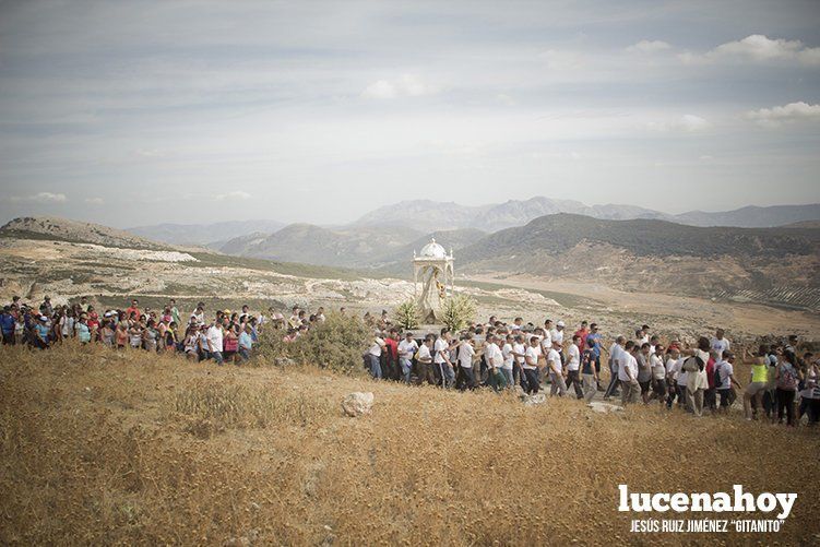 Los egabrenses se vuelcan con la Virgen de la Sierra en la 'Bajá'. Fotos de Jesús Ruiz 'Gitanito'