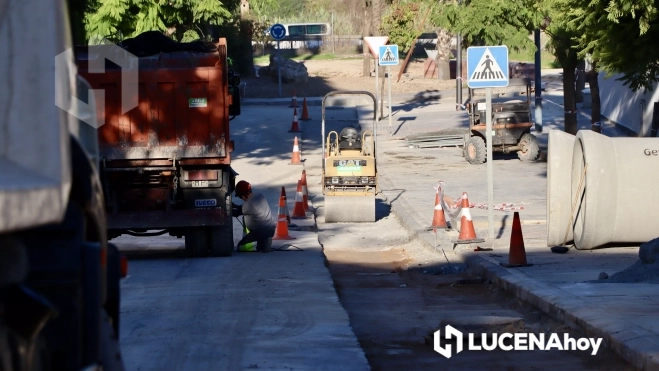 Obras de sustitución del saneamiento en las calles Juan de Aréjula y María Zambrano Obras de sustitución del saneamiento en las calles Juan de Aréjula y María Zambrano