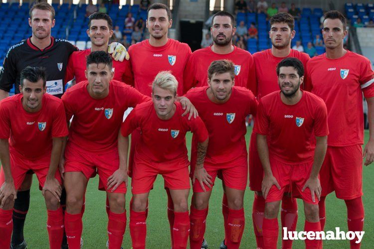  Once titular del Lucena CF en el primer partido de pretemporada. 