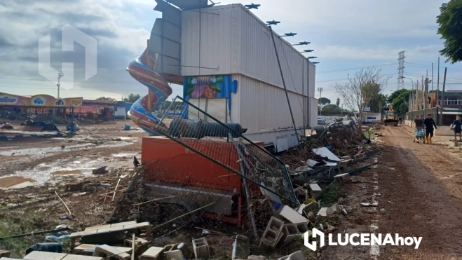 Destrucción en el recinto ferial de Paiporta Destrucción en el recinto ferial de Paiporta