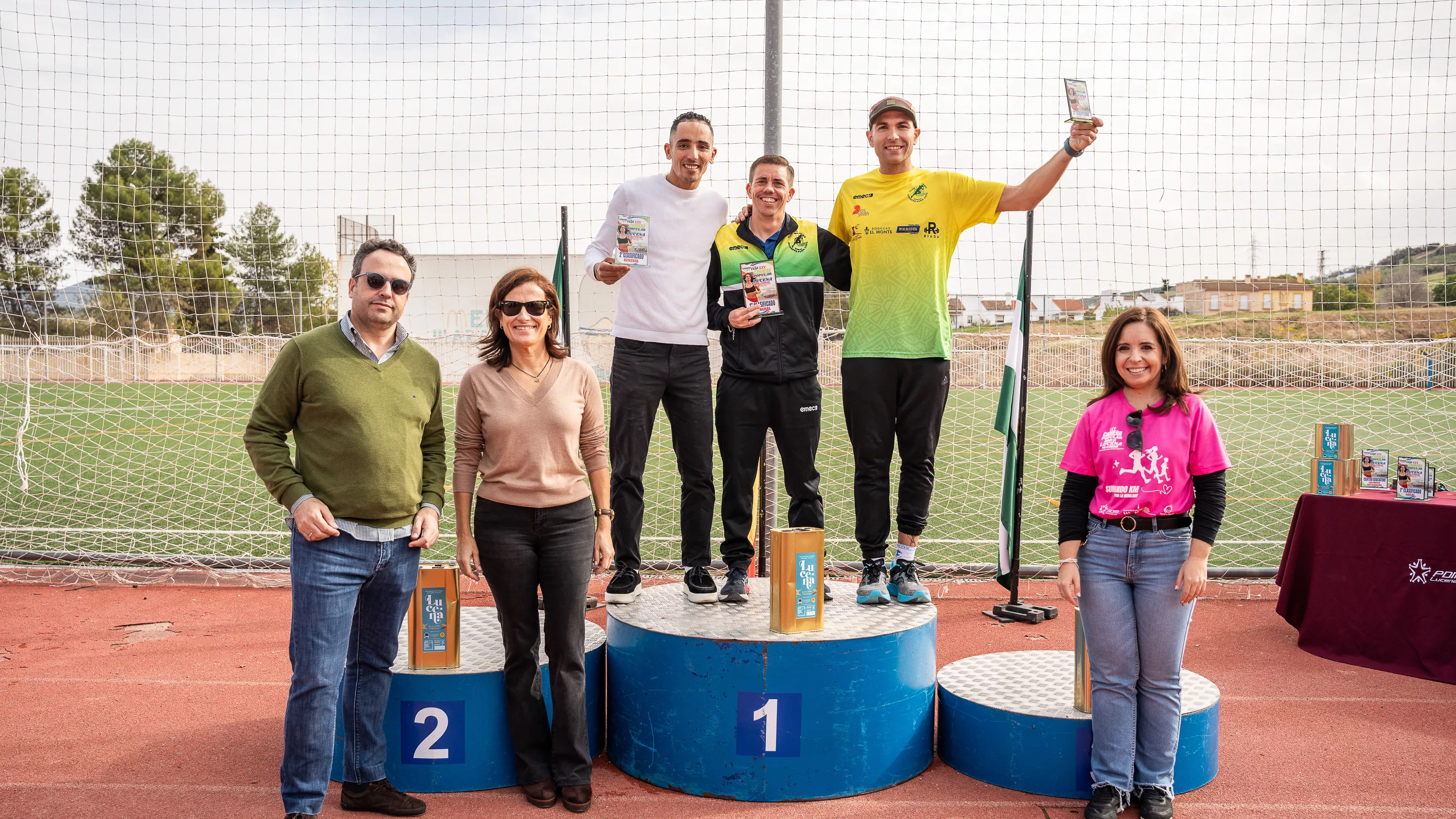 Podio masculino de la prueba absoluta Podio masculino de la prueba absoluta