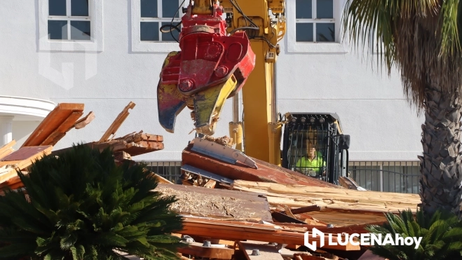 La silla ha quedado reducida a un montón de madera en apenas 48 horas La silla ha quedado reducida a un montón de madera en apenas 48 horas
