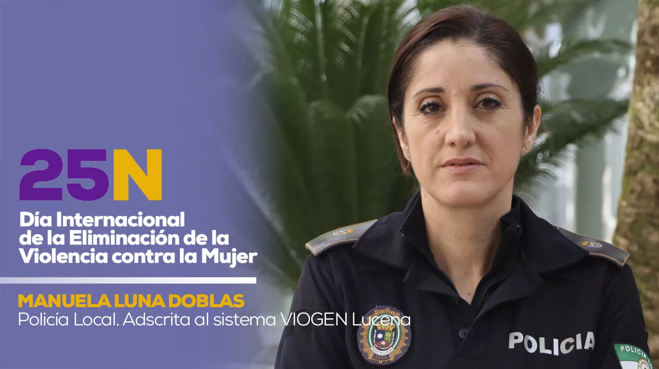 Manuela Luna, Policía Local adscrita al Sistema VIOGEN