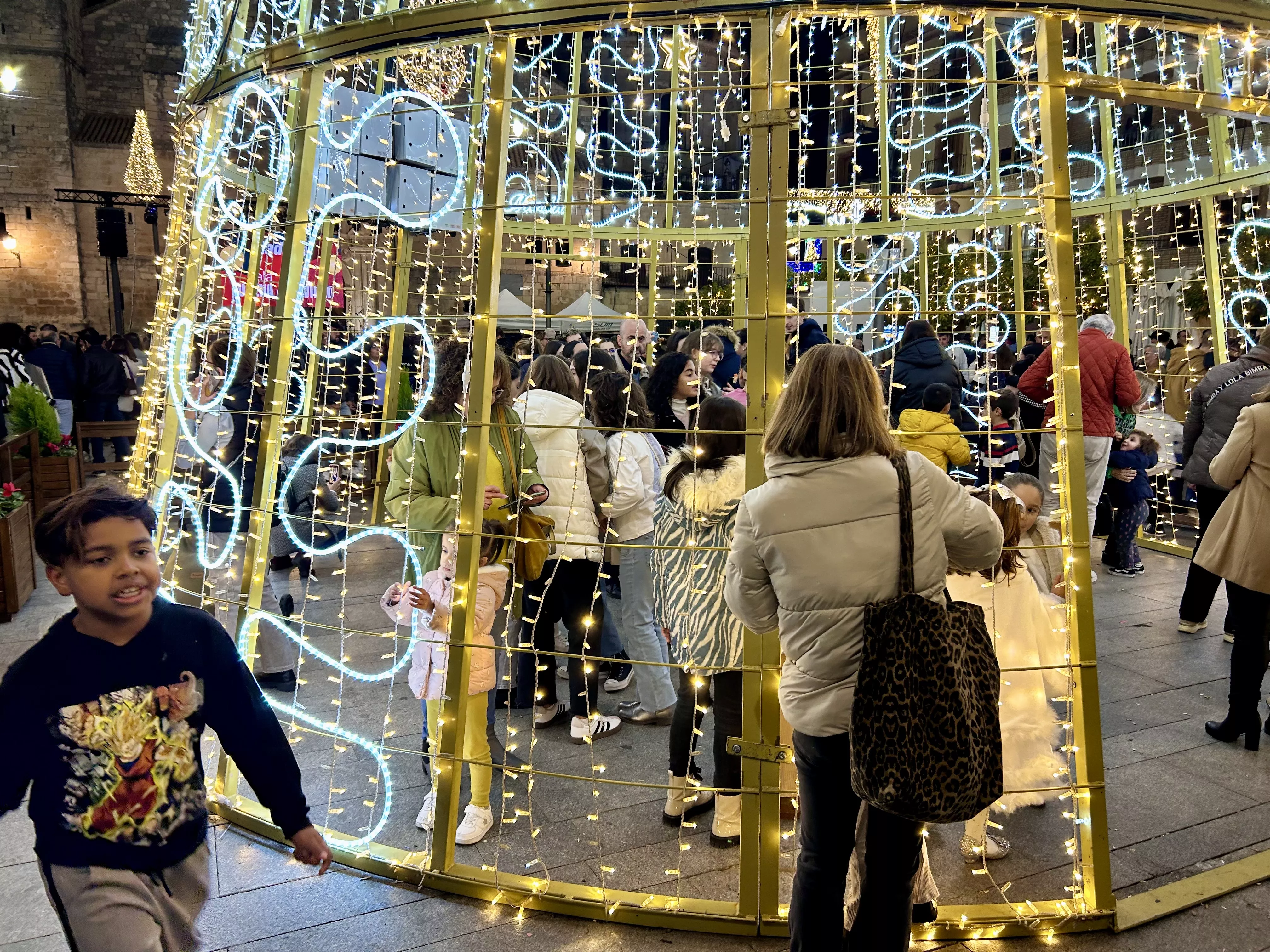Las primeras imágenes del encendido del alumbrado especial de Navidad Las primeras imágenes del encendido del alumbrado especial de Navidad