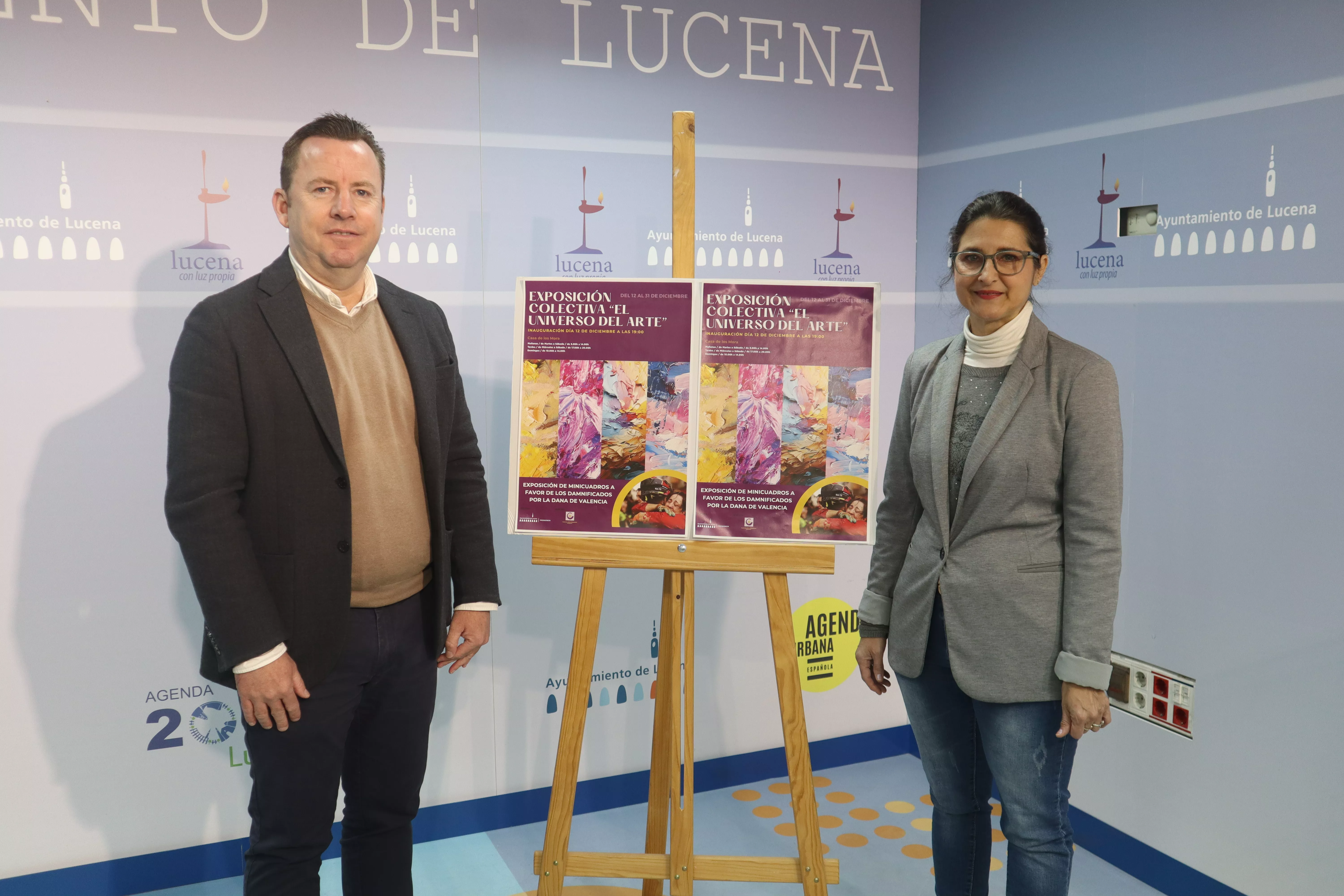 Francis Aguilar y Mariángeles González han presentado la exposición