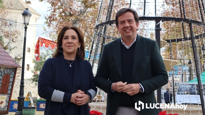 Aurelio Fernández y Araceli Rodríguez presentan las próximas actividades de Navidad Aurelio Fernández y Araceli Rodríguez presentan las próximas actividades de Navidad