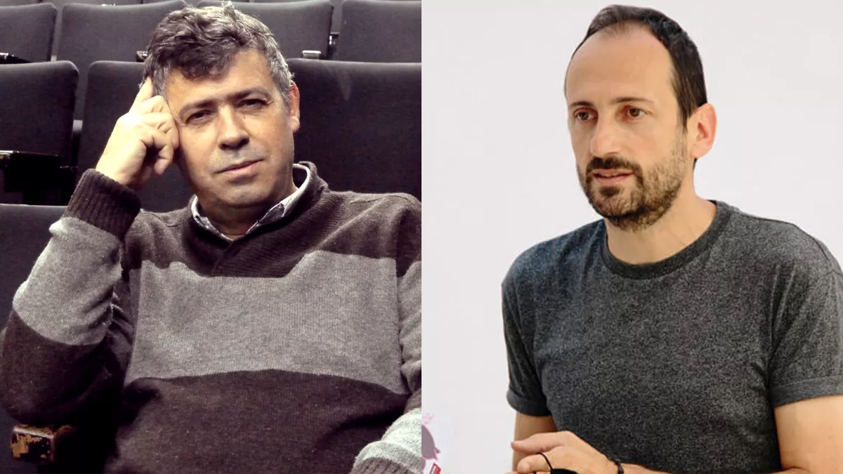 Alberto de Casso Basterrechea y José Luis Baños de Cos (Foto: Rosiña Rojo | MIT de Ribadavia)